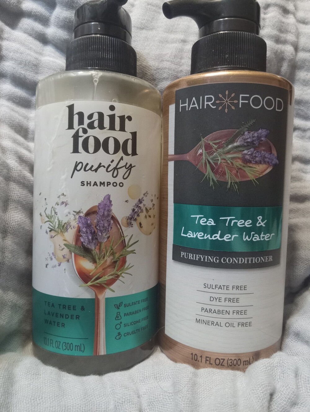 NEW Sealed Hair Food Purifying Shampoo & Conditioner Tea Tree &Lavender Water